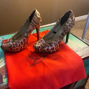 Wet Seal Animal Print Heels